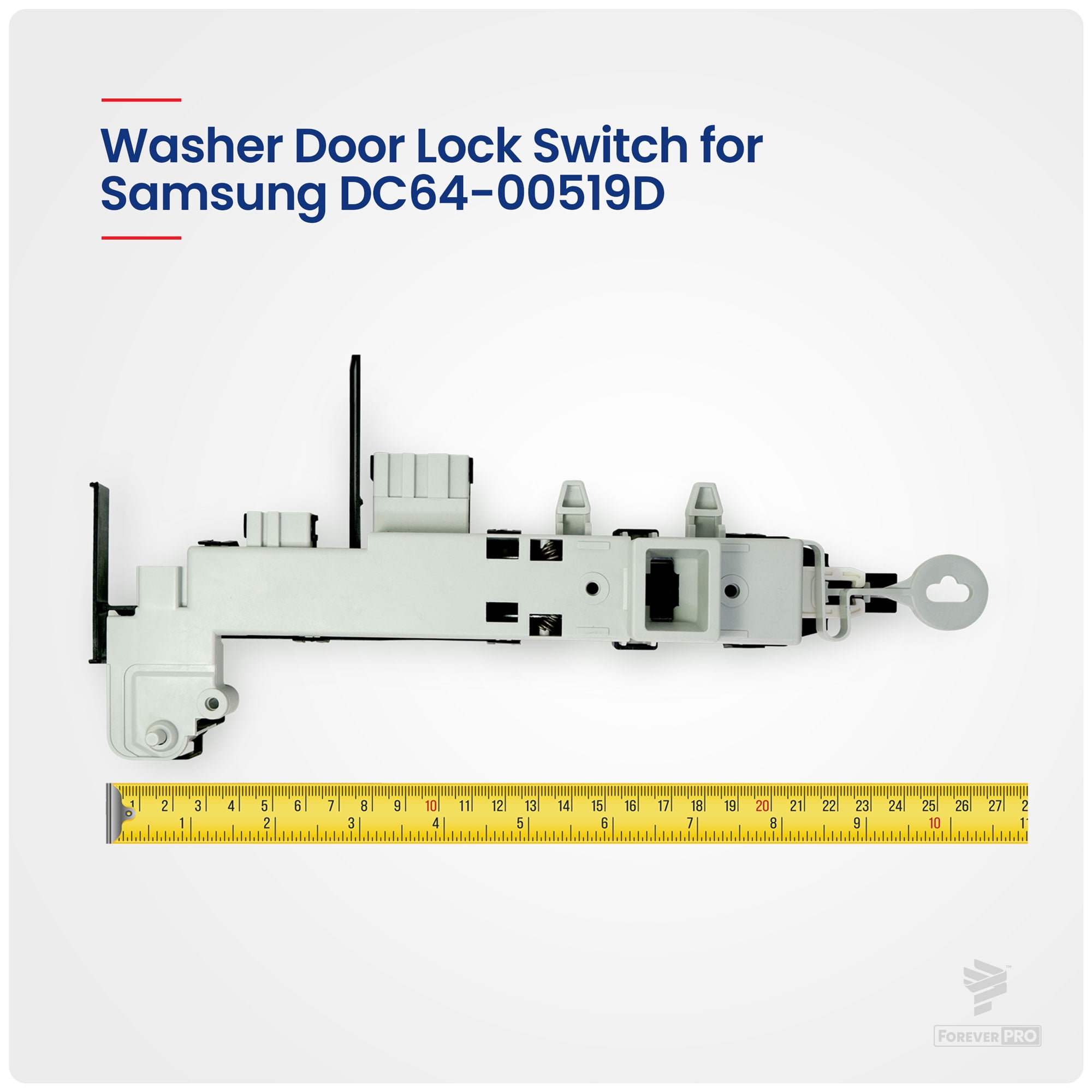 ForeverPRO DC64-00519D Door Lock Switch for Samsung Washer DC64-00519D