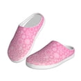 thumbnail image 2 of Xecao Breast CancerN Ribbons Awareness Print Cotton Slippers Fuzzy Warm Cozy Slippers Non Slip House Slippers For Indoor Outdoor Cotton Slippers House Slippers-46/47, 2 of 7