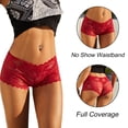 6 Pack Lace Underwear For Women Invisible Briefs Embroidery