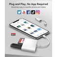 thumbnail image 3 of Lector de tarjetas SD AkHolz para iPhone iPad con Lightning y USB-C, 3 of 6