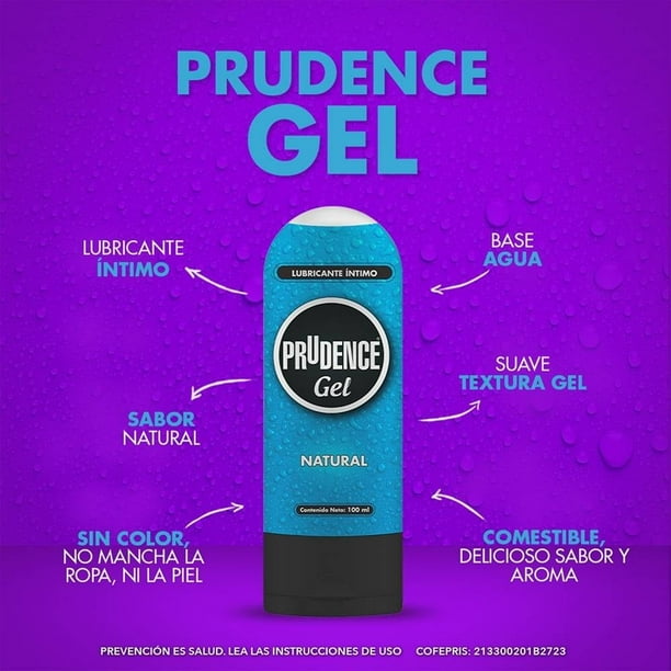 Gel lubricante íntimo Prudence natural 100 ml