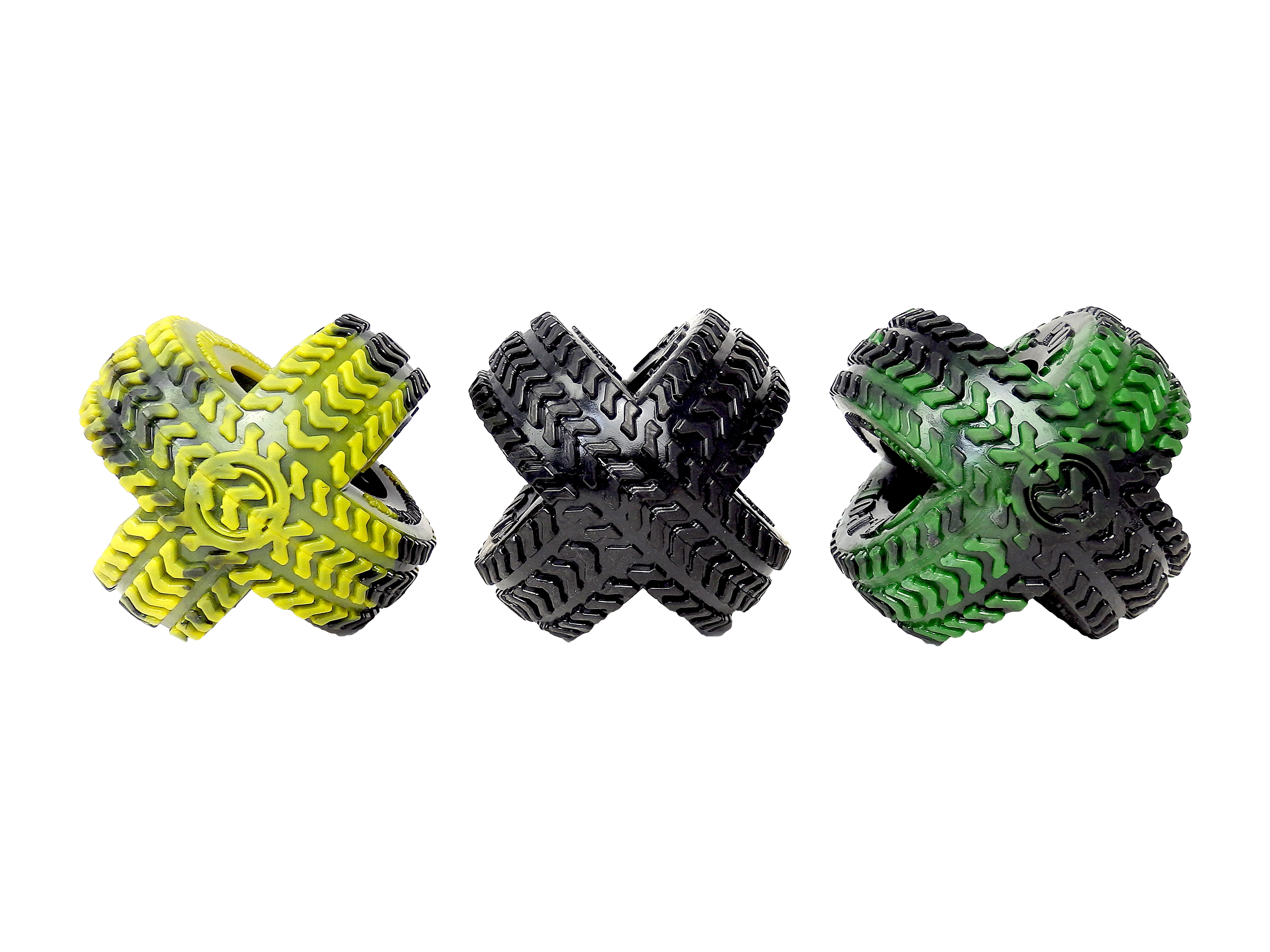 Dr. Pol TPR Thread Tire Fetch & Chew Dog Toy -Black 4.5"