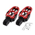 thumbnail image 1 of 1 Par Motocicleta ApoyapiÃ©s Pedales Universales Rojo Unique Bargains estriberas para deportes motorizados, 1 of 7