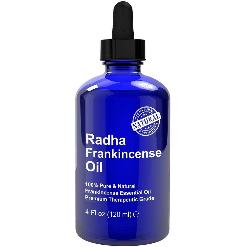 Radha Beauty 100% Pure Frankincense Essential Oil Therapeutic Grade - Huge 4oz Bottle!