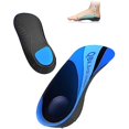 thumbnail image 1 of AoVoTo Insoles for Plantar Fasciitis, Foot Pain Relief, Correction of Flat Feet, Achilles Tendonitis, O-Legs, X-Legs, Heel Spurs 3/4 Orthopedic Insoles S, 1 of 1