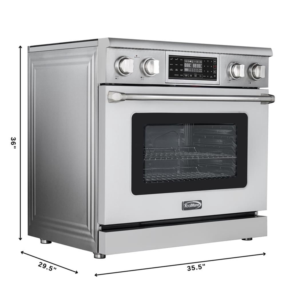 Pemberly Row 36" Electric Professional Range with Tilt Panel & Digital controls