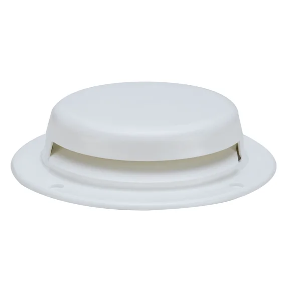 RecPro RV Mushroom Vent Cap, White, All-Plastic with Water Guard