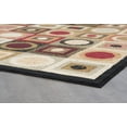 thumbnail image 5 of Contemporary 2x3 Area Rug (2' x 3') Geometric Black, Red Indoor Scatter Easy to Clean, 5 of 9