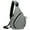 Grey, variant on Joker Water Drop Bag Outer Sport Shoulder Crossbody bag,Black