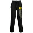 thumbnail image 1 of Batman 810746-large 36-38 Unisex Batman Bold Symbol Over Text Outline Sleep Pants, Large 36-38, 1 of 1