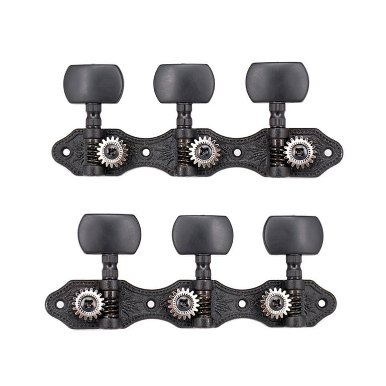 Classical Guitar Tuners Set - 6 Machine Heads With 3 Left & 3 Right Tuning Pegs For Classic Guitar Replacement