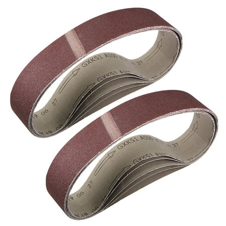 

Unique Bargains 2-inch X 27-inch Sanding Belt 100 Grits Sand Belts for Belt Sander 10pcs