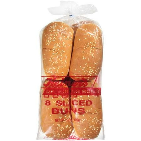 Heiner’s Delicious Sliced Buns, 15 oz