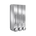 thumbnail image 1 of Toystoory Dispensador de espuma ABS desmontable recargable montado en la pared a prueba de fugas anticorrosivo Manual hogar Hotel dispensadores de a Juegos de accesorios de baño Plata 3 Boquillas Toystoory HA067177-09, 1 of 6