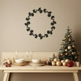 thumbnail image 4 of LaModaHome Modern Metal Wall Art, Chic Flower Decor, Floral Design Home Accent, Contemporary Blossom Artwork for Living Room, Unique Steel DecorationsHome Decoration Gift -15.7"x15.7"/40x40cm, 4 of 5