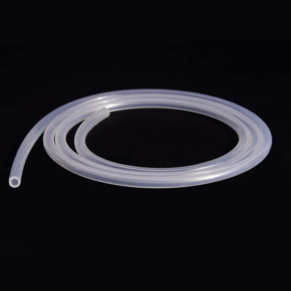 Feelers 1/8" ID x 3/16" OD Pure Thin Silicone Tubing Food Grade Pure Silicon Tube High Temp Home Brewing Winemaking Silicone Hose Tubing, 9.84ft Length