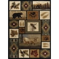 thumbnail image 3 of Nature Novelty 5' x 7' Multi-Color Polypropylene Indoor Area Rug, 3 of 9