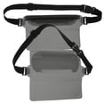 thumbnail image 4 of 2Pcs Waterproof Pouch with Adjustable Waist Strap Universal Waterproof Phone Bag Waist Bag Cellphone Case, 4 of 4