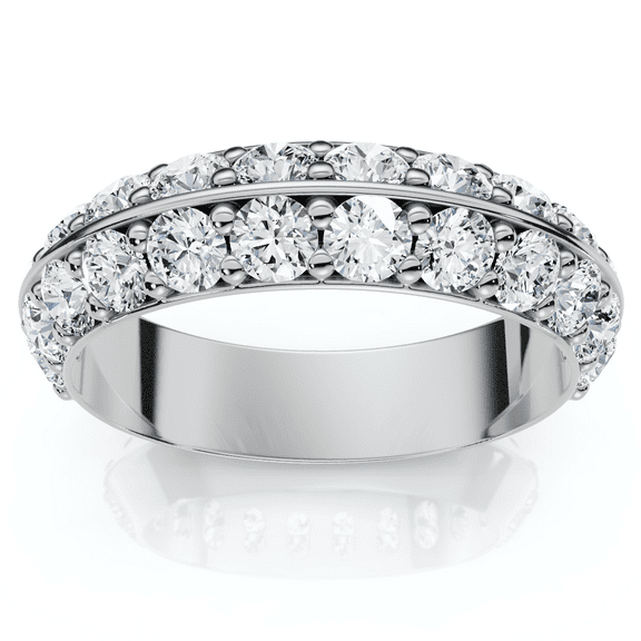Pompeii 1 1/3Ct Diamond Wedding Band 14k Gold or Platinum Lab Grown (F/G,VS1-VS2)