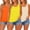 Orange,Yellow,Beige, variant on 3 Pack Plus Size Tank Tops for Women Summer Casual Sleeveless Scoop Neck Soft Stretchy Basic Shirts