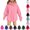 Pink, variant on OIOLOYJM Girls Boys Hoodies Oversized Stylish Casual Drop Shoulder Fleece Long Sleeve Sweatshirts Winter Loose Fit Comfortable Warm Lightweight Outfits with Kangaroo Pocket