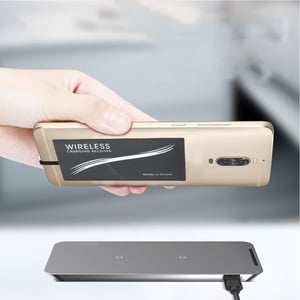 Fiable Pour Utiliser Facile Pour Utiliser Adaptateur Chargeur sans fil de conception de petite taille, Récepteur de charge sans fil, Pour téléphones portables
