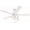 Matte White, variant on DESIGNERS FOUNTAIN Stellant II Ceiling Fan with Lights, 52 inch LED 3000K Indoor Outdoor 5-Blades Fan, Pull Chain, Brushed Nickel, FP-STL52B30A-BN