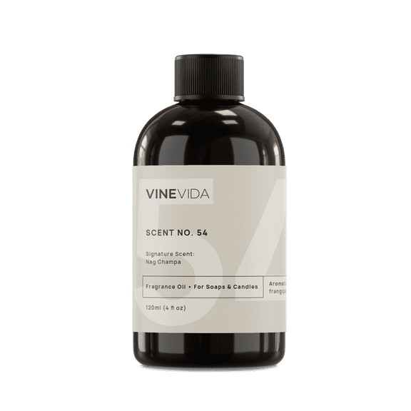VINEVIDA Scent NO. 54, Signature Scent: Nag Champa Fragrance Oil, 4 Fl Oz