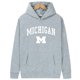 thumbnail image 3 of Sudadera con capucha para hombre y mujer, suéter Unisex con estampado de letras de Míchigan, moda informal para estudiantes y parejas, Otoño e Invierno, 3 of 5