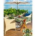 thumbnail image 5 of Hokiten Outdoor Tablecloths with Umbrella Hole & Zipper, Spring Birds Leaves 54x80 Inch Tablecloth Rectangle, Summer Pastoral Botanical Waterproof Table Cloth, Patio/Pool/Picnic Table Covers, 5 of 7