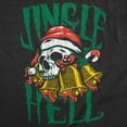 thumbnail image 2 of Mens Funny T Shirts Jingle Hell Sarcastic Christmas Graphic Novelty Tee For Men Graphic Tees, 2 of 9