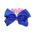 thumbnail image 3 of Motique Accessories 8 inch Grosgrain Hair Bow for Women and Girls (Royal), 3 of 5