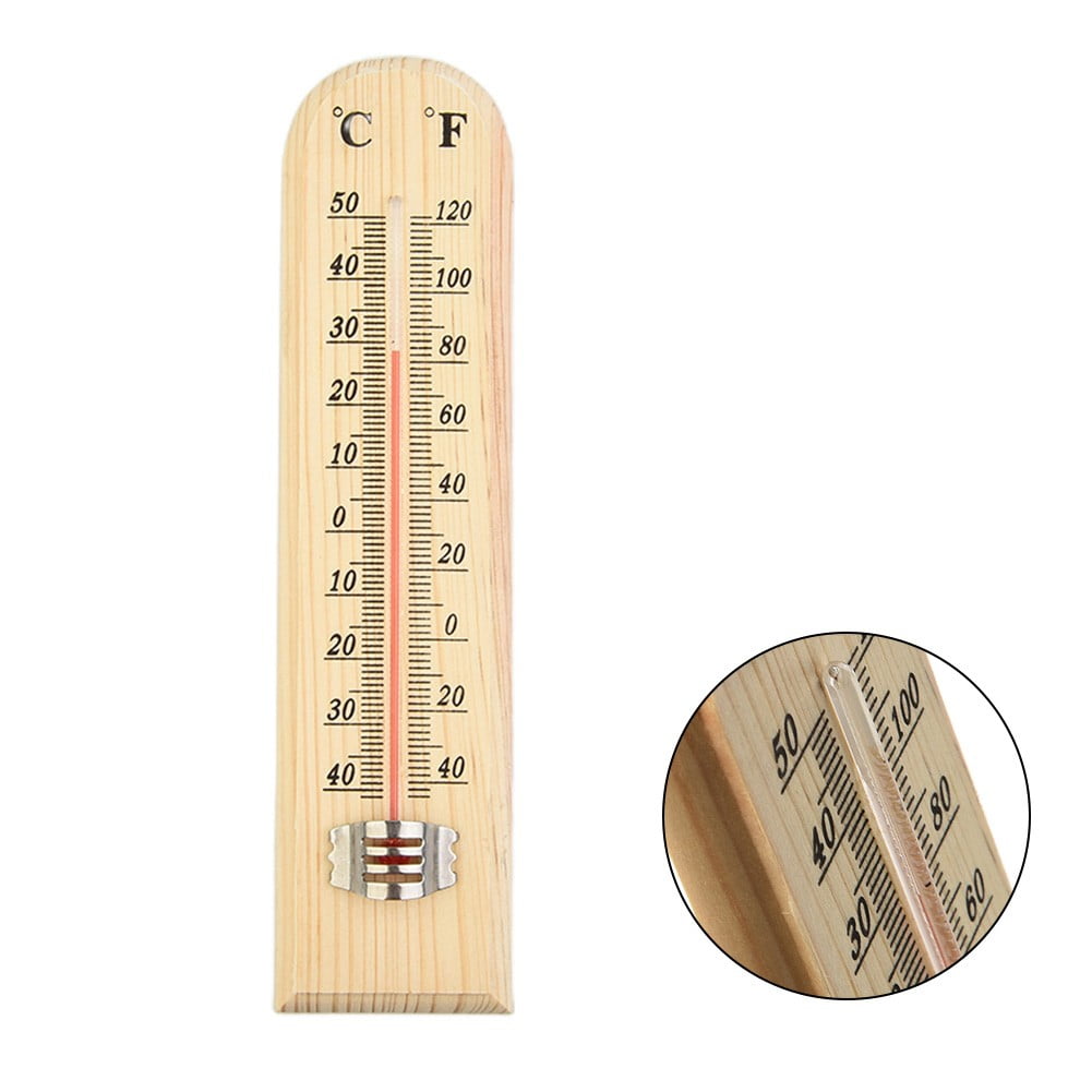 Outdoor Thermometer with Bronze Effect Design - Stylish Garden Thermometer Outdoor Suitable for Outside Temperature Gauge Wall Greenhouse Garage Eas