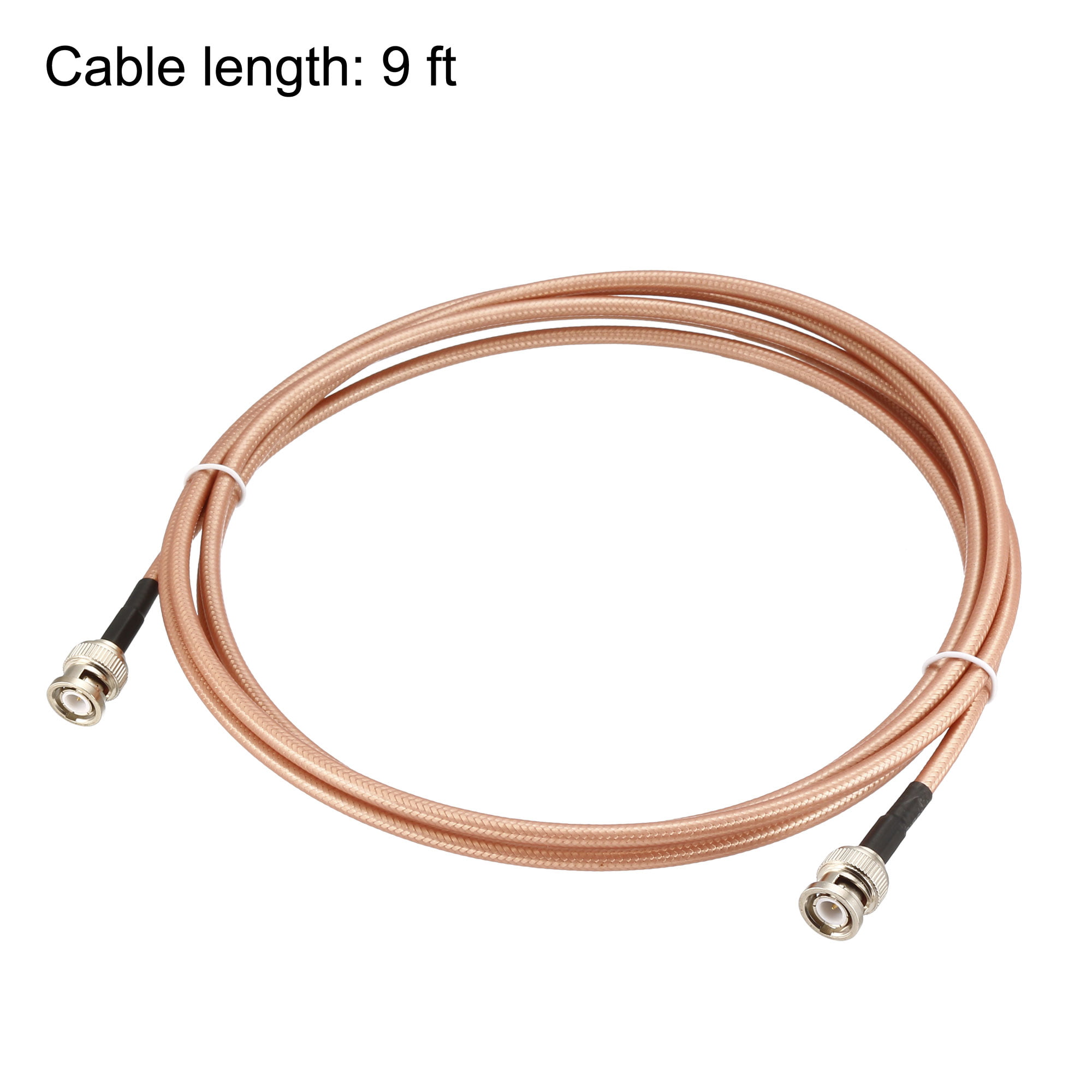 1 Foot RG400 Silver Plated PL259 UHF Male to PL259 UHF Male RF Coaxial Cable