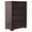Mahogany, variant on Home Furniture Isabela Solid Pine Wood 4 Drawer Chest Dresser - Black