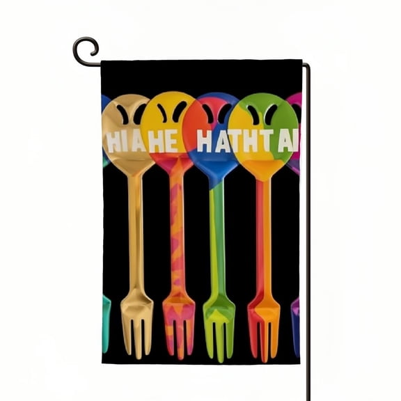 PHYHOO Hate Has No Home Here Pride Garden Flag Rainbow Heart LGBTQ Pride Month Double Sided Black Outdoor Decoration Flag White