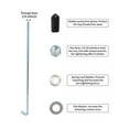 thumbnail image 4 of Support de Batterie Universel Robuste Barre Transversale en Alliage d'Aluminium pour Voiture avec Acier Inoxydable J, 4 of 8