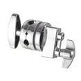 thumbnail image 3 of Camera Clamp Mount, Grip Head Clamp for Light Stand Camera Clamp Camera Mounts Clamps with Adjustable Angle with 4 Mounting Holes Full Metal Material Silver, Mounting Holes, 3 of 7