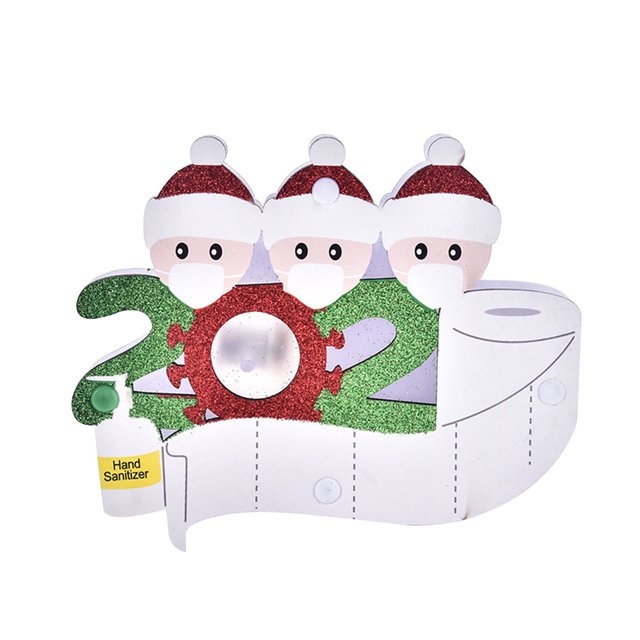 Xihbxyly Ofertas Relámpago de Liquidación de Hoy Adornos Navideños de Muñeco de Nieve con Máscara Facial 2024 con Serie de Luces Colgante de Superviviente