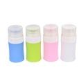thumbnail image 4 of YSNOOWE 4Pcs Portable Silicone Travel Containers for Lotion and Makeup Remover Assorted Colors, 4 of 7