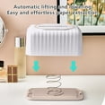 thumbnail image 5 of Btomtd Built In Spring Tissue Box Cover with Storage Function Tissue Box Holder Multifunctional for Home Use, White, 5 of 6