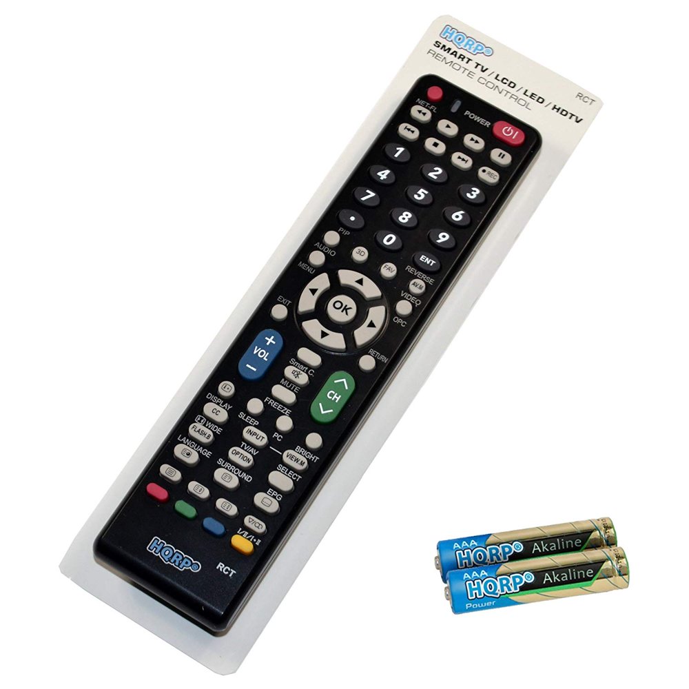 HQRP Remote Control for Sharp LC32D6U, LC32D7U LCD LED HD TV Smart
