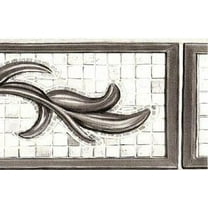 878294 Black White Gray Mosaic Wallpaper Border 51646110
