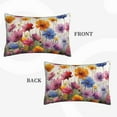 thumbnail image 2 of Lsque Colorful Wildflower Meadow Pattern Pillow Case – Soft & Cozy Throw Pillow Cover, Hypoallergenic Cushion Case for Sleeping Women with Envelope Closure-20"x30", 2 of 6