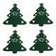 thumbnail image 1 of Cubiertos de Navidad de 4 piezas Bolsas de cubiertos de Navidad para adorno de fiesta de Navidad, 1 of 9