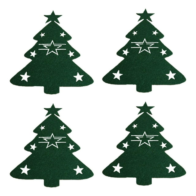 4 Uds. Bolsa Organizadora de Cubiertos Decoración de Vajilla para Decoración de Mesa de Cena