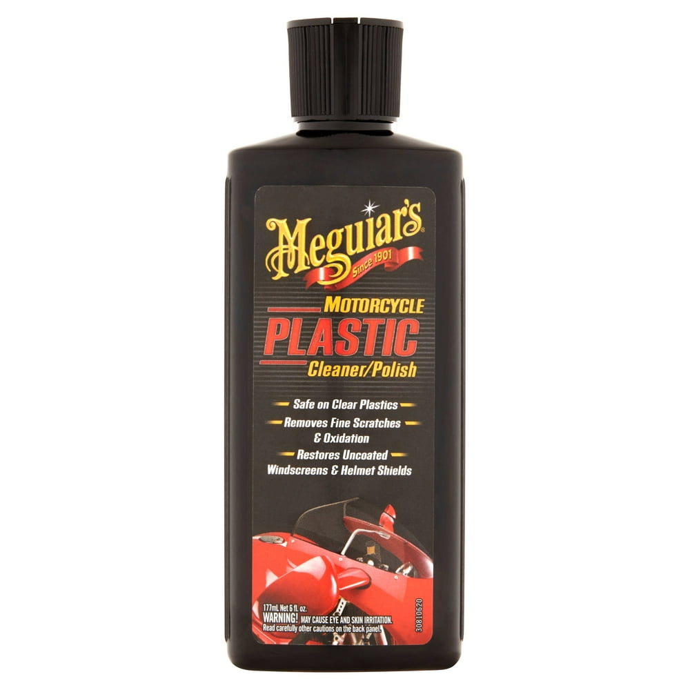 Meguiar's Motorcycle Plastic Cleaner & Polish, 6 Fl. Oz.
