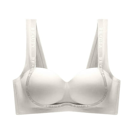 Limited Time Savings  Women s Large Bra Tank Top  Seamless Bralette  Soft Fabric  Comfortable Fit  Casual  Everyday Wear  Supportive Bra  for Home/Office  Womens Full Coverage Bra | Beige 36/80AB
