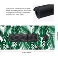 thumbnail image 2 of Tropical Palm Leaf Gaming Mouse Pad 35.4×15.7inch with Stitched Edges Extended Waterproof Desk Pads Non-Slip Rubber Base Large Keyboard Mat Computer Gaming Mousepad for Work/Office/Home, 2 of 6