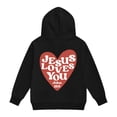thumbnail image 4 of Ccpelsie Girls Solid Soft Hooded Sweatshirt Classic Oversized Hoodies Loose Pullover Sweatshirts with Pocket for Kids(Black,10-11 Years), 4 of 4